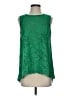 CAbi 100% Cotton Green Sleeveless Blouse Size S - photo 1