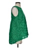 CAbi 100% Cotton Green Sleeveless Blouse Size S - photo 4