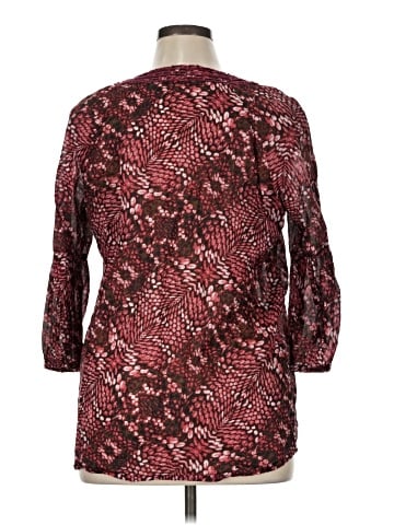AK Anne Klein 3/4 Sleeve Blouse (view 2)