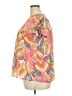 Umgee Graphic Floral Tropical Orange Tan Short Sleeve Blouse Size XXL - photo 5
