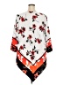 Alfani 100% Polyester Red Poncho Size 3X - photo 2