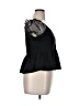 Mi ami 100% Polyester Black Short Sleeve Top Size XL - photo 4
