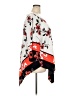 Alfani 100% Polyester Red Poncho Size 3X - photo 4