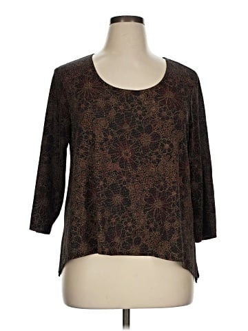 Connected Apparel 3/4 Sleeve Top (view 1)