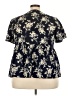 Shein Curve Black Short Sleeve Blouse Size 20 Plus (4) - photo 2