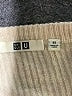 Uniqlo U 100% Wool Solid Tan pullover sweater Size XS - photo 6