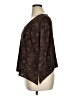 Connected Apparel Brown 3/4 Sleeve Top Size XL (estimated) - photo 5