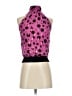 Etcetera 100% Silk Pink Sleeveless Silk Top Size 2 - photo 1