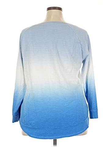 T by Talbots 3/4 Sleeve T-Shirt (view 2)