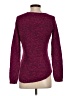H&M L.O.G.G. Tweed Burgundy Pullover Sweater Size S - photo 2