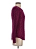 H&M L.O.G.G. Tweed Burgundy Pullover Sweater Size S - photo 4