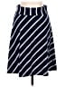 Roz & Ali Stripes Blue Casual Skirt Size S - photo 1