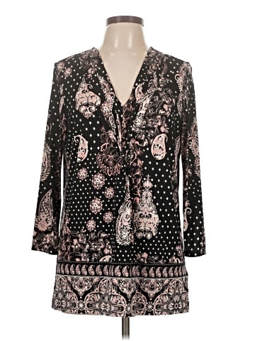 Roz & Ali 3/4 Sleeve Blouse (view 1)