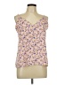 Socialite 100% Polyester Pink Tan Sleeveless Blouse Size L - photo 1