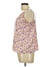 Socialite 100% Polyester Pink Tan Sleeveless Blouse Size L - photo 5
