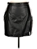 Chocolate Black Faux Leather Skirt Size L - photo 1