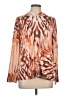 Zenergy by Chico's Print Orange Jacket Size Lg (2) - photo 1