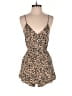 Assorted Brands 100% Viscose Animal Print Tan Romper Size 4 - photo 1