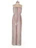 Elan Stripes Pink Ivory Jumpsuit Size XXS (estimated) - photo 1