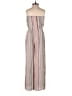 Elan Stripes Pink Ivory Jumpsuit Size XXS (estimated) - photo 2