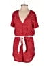 Tea & Cup 100% Viscose Polka Dots Red Romper Size M - photo 1