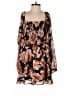 Express 100% Recycled Polyester Brown Romper Size M - photo 1