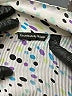 Essentials by Milano Polka Dots Silver 3/4 Sleeve Blouse Size XL - photo 7
