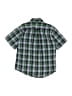 Kitestrings 100% Cotton Plaid Green Short Sleeve Button-Down Shirt Size 6 - photo 2