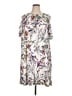 Studio One Print Ivory Cocktail Dress Size 16 - photo 1