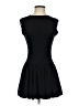 Aqua Solid Black Cocktail Dress Size S - photo 1