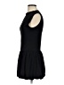 Aqua Solid Black Cocktail Dress Size S - photo 5
