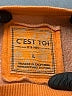 C'est Toi Tie-dye Orange Pullover Sweater Size L - photo 7