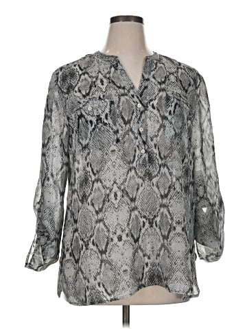 Apt. 9 3/4 Sleeve Blouse (view 1)