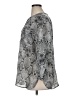 Apt. 9 100% Polyester Animal Print Gray 3/4 Sleeve Blouse Size XL - photo 5