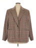 Torrid Plaid Brown Blazer Size 2X Plus (2) - photo 1