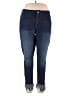 Lane Bryant Solid Blue Jeans Size 18 - photo 1
