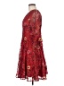 Danny And Nicole 100% Polyester Floral Red Cocktail Dress Size 8 - photo 5