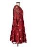 Danny And Nicole 100% Polyester Floral Red Cocktail Dress Size 8 - photo 4