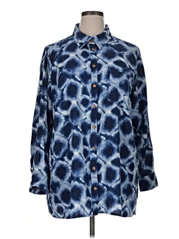 Joan Rivers Long Sleeve Button-Down Shirt (view 1)