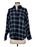 Z Supply Plaid Blue Long Sleeve Button-Down Shirt Size S - photo 1