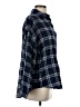 Z Supply Plaid Blue Long Sleeve Button-Down Shirt Size S - photo 4