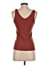 SAVVI Brown Burgundy Tank Top Size S - photo 2