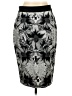 Apt. 9 Print Silver Gray Formal Skirt Size L - photo 1