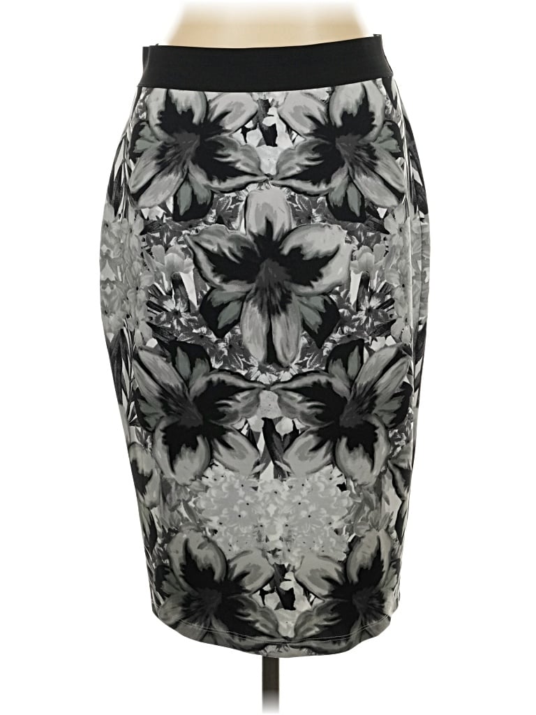 Pre-owned Apt. 9 Formal Skirt In Gray