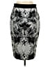 Apt. 9 Print Silver Gray Formal Skirt Size L - photo 2
