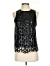 Trouve 100% Polyester Black Sleeveless Blouse Size S - photo 1