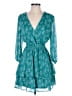 Mimi Chica Paisley Teal Cocktail Dress Size M - photo 1