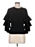 Olivia Sky Black 3/4 Sleeve Top Size M - photo 1