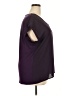Papermoon 100% Polyester Purple Short Sleeve Top Size 2X - photo 4