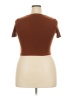 Active USA Brown Short Sleeve Top Size 2X - photo 2